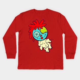 Way Too Raggedy Ann Kids Long Sleeve T-Shirt